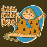 Jabba Dabba Doo Jabba the Hutt Fred Flintstone T-Shirt