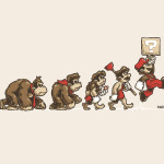 8-Bit Evolution Super Mario Donkey Kong T-Shirt