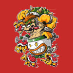 Bowser Rat Fink Super Mario Bros T-Shirt