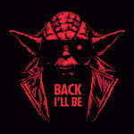 Back I'll Be Yoda Terminator Star Wars T-Shirt