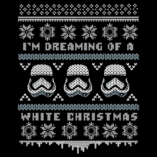 White Christmas Stormtroopers Star Wars T-Shirt
