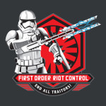 Riot Control Stormtrooper Star Wars Force Awakens T-Shirt