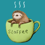 Sloffee Sloth Coffee T-Shirt