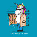 Where to Find Magic Unicorn Drugs T-Shirt
