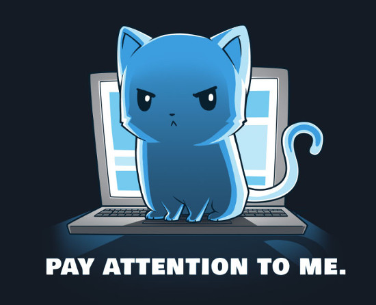 Pay Attention To Me Cat T-Shirt