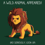 A Wild Animal Appeared! Pokemon Lion T-Shirt