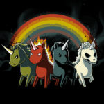 Four Unicorns of the Apocalypse T-Shirt