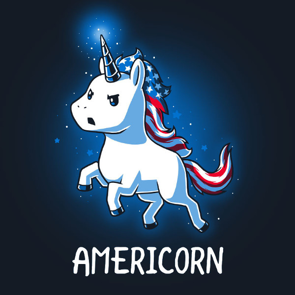 Americorn America Unicorn T-Shirt