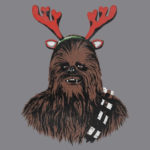 Chewdolph Chewbacca Reindeer Star Wars Christmas T-Shirt