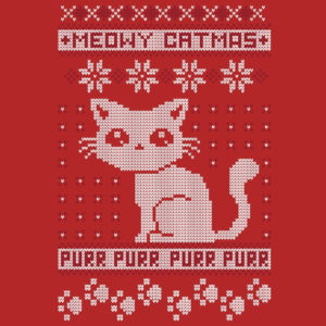 Meowy Catmas Cat Christmas Sweater Shirt