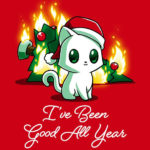 I've Been Good All Year Cat T-Shirt