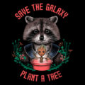 Save the Galaxy Plant a Tree Rocket Raccoon Groot T-Shirt