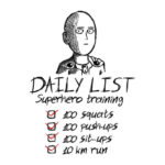 One Punch Man Daily List T-Shirt