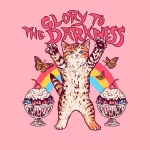 Glory to the Darkness Cat Rainbow Ice Cream Tshirt