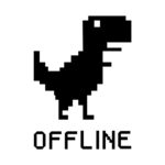 Offline Chrome Dinosaur Shirt
