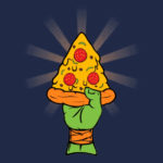 Michelangelo Pizza Slice TMNT T-Shirt
