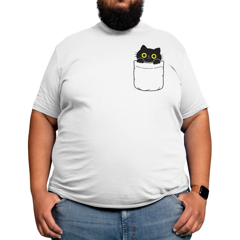 Pocket Cat Peeking Out Shirt