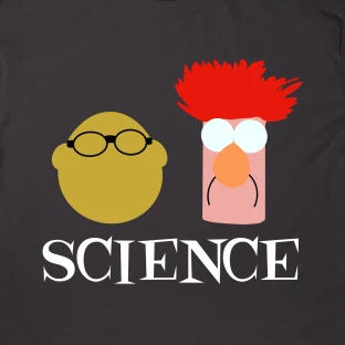 Science Beaker Bunsen Muppets T-Shirt