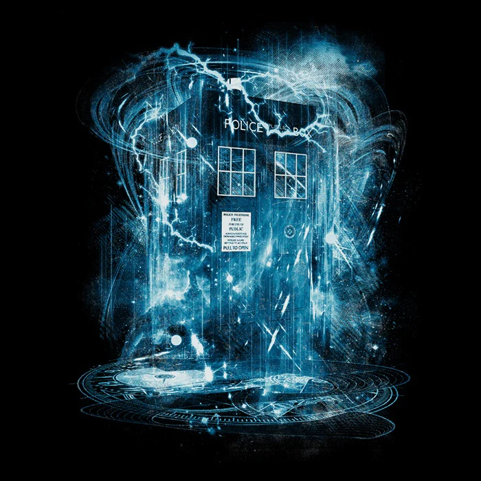 Space and Time Storm Doctor Who T-Shirt