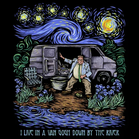 I Live in a Van Gogh Down By the River Shirt